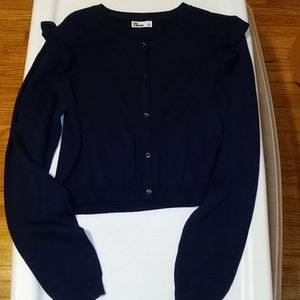 Girls navy blue sweater